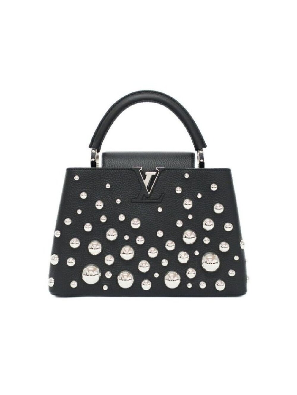 Louis Vuitton Lvyk Capucines MM Metal Dot Handbag Shoulder-2 Wa